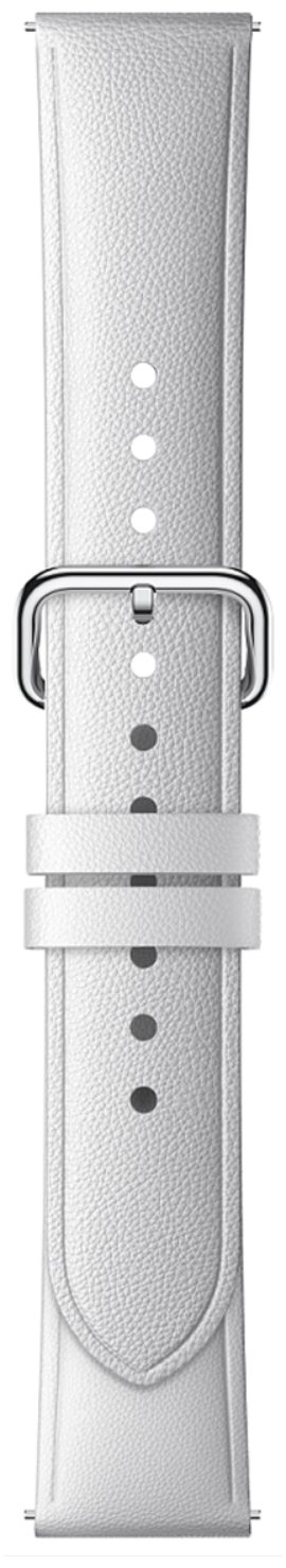 Смарт-часы Xiaomi Watch S4 41mm серебристый с белым кожаным ремешком BHR07VUGL